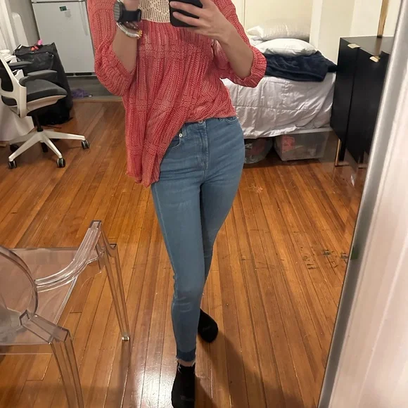 7 For All Mankind Light Blue Skinny Jeans - Picture 1 of 3